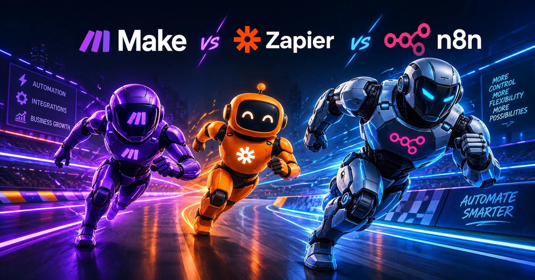 n8n vs Zapier vs Make: Which to Choose in 2026?